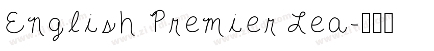 English Premier Lea字体转换